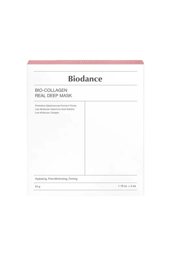 Bio Collagen-Real Deep Mask - 4 ark, 1,19 oz 34 g styck